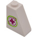 LEGO Helling 1 x 2 x 2 (65°) met Magenta Kruis in Limoen Patroon (Rechts) Sticker (60481)