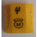 LEGO Helling 1 x 2 x 2 Gebogen met Dimples met &#039;SUB 2&#039; Sticker (44675)