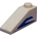 LEGO Slope 1 x 3 (25°) with Blue Mandalorian Angle (Right) Sticker (4286)