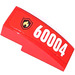 LEGO Slope 1 x 3 Curved with &#039;60004&#039; and Fire Logo Sticker (50950)