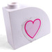 LEGO Slope 1 x 3 x 2 Curved with Heart (Right) Sticker (33243)