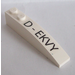 LEGO Helling 1 x 6 Gebogen met &#039;D-EKVY&#039; Links Sticker (41762)