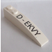 LEGO Pendenza 1 x 6 Curvo con &#039;D-EKVY&#039; Sinistra Adesivo (41762)