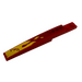 LEGO Slope 1 x 8 Curved with Plate 1 x 2 with Flames and Black Line and Diamonds (Model Right) Sticker (13731)