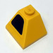 LEGO Helling 2 x 2 (45°) Hoek met Intake aan Geel Background Links Sticker (3045)