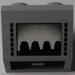 LEGO Steigung 2 x 2 (45°) Invertiert mit Power Generator Silhouette Aufkleber mit flachem Abstandshalter darunter (3660)