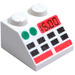 LEGO Pente 2 x 2 (45°) avec Noir Boutons, Vert Dots, Rouge lines et Noir 15.00 (3039 / 82613)