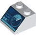 LEGO Helling 2 x 2 (45°) met Blauw Control Paneel met Buttons en Radar Screen (3039)