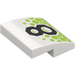 LEGO Slope 2 x 2 Curved with '8' and Lime Octagons (15068 / 115995)