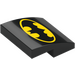 LEGO Slope 2 x 2 Curved with Batman Symbol (15068)