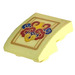 LEGO Helling 2 x 2 x 0.7 Gebogen Omgekeerd met Ornamental Decoratie Sticker (32803)