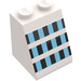 LEGO Slope 2 x 2 x 2 (65°) with Ferry Windows Front Sticker without Bottom Tube (3678)