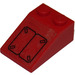 LEGO Helling 2 x 3 (25°) met Zwart Access Panels Sticker met ruw oppervlak (3298)