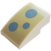 LEGO Pendenza 2 x 3 Curvo con Grigio Dots Adesivo (24309)