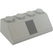 LEGO Slope 2 x 4 (45°) with Dark Stone Gray Vertical Line Sticker with Rough Surface (3037)