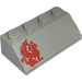 LEGO Slope 2 x 4 (45°) with Red Gryphon (left ) with Rough Surface (3037 / 44562)