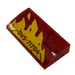 LEGO Pendenza 2 x 4 Curvo con &#039;DVS-71704&#039; e Flames (Model Destra) Adesivo con tubi alla base (88930)