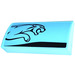 LEGO Slope 2 x 4 Curved with Jaguar Emblem Start Part Right Sticker with Bottom Tubes (88930)
