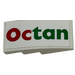 LEGO Slope 2 x 4 Curved with &#039;Octan&#039; Sticker (93606)