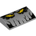 LEGO Slope 2 x 4 Curved with Rock Face with Yellow Eyes with Bottom Tubes (29710 / 61068)