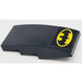 LEGO Slope 2 x 4 Curved with Yellow Batman Logo Sticker (93606)