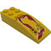 LEGO Helling 2 x 6 Gebogen met &#039;Boost Volatile&#039; / &#039;R Scanner&#039; Sticker (44126)