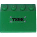 LEGO Helling 3 x 4 (25°) met Zwart 7898 en 4 Rivets Patroon Sticker (3297)