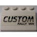 LEGO Helling 3 x 4 (25°) met &#039;CUSTOM RALLY VAN&#039; Sticker (3297)