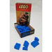 LEGO Sloping Ridge and Valley Bricks (Blau) 283