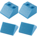 LEGO Sloping Roof Bricks 2 x 2 (Niebieski) 282