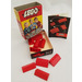 LEGO Sloping Roof Bricks Set (Red) 280-1