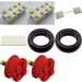LEGO Klein Räder mit Zubehör Parts Pack 900-2