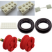 LEGO Small Wheels with accessories Parts Pack 900-2