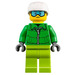 LEGO Snowboarder Figurine