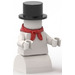 LEGO Snowman aan Wit Helling Minifiguur