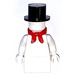 LEGO Snowman with 1 x 2 Brick as Legs Minifigure