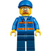 LEGO Snowplow Driver Figurine