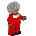 LEGO Soccer Player, Female (Coiled Hair, Parted) Minifigure