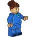 LEGO Soccer Player, Female (Reddish Brown Bun) Minifigure