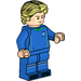 LEGO Soccer Player, Male (Bright Light Yellow Wavy Short Hair, Middle Part)