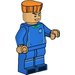 LEGO Soccer Player Male with Orange Crewcut