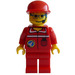 LEGO Space Shuttle Team Member with red Overalls Minifigure