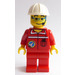 LEGO Spaceport Ground Control Worker con Bianco Casco Minifigure