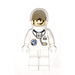 LEGO Spaceport met Zwart Heupen en Groot Gold Vizier Minifiguur