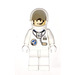 LEGO Spaceport met Zwart Heupen en Groot Gold Vizier minifiguur