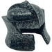 LEGO Gespikkeld Zwart Koper	 Angled Helm met Cheek Protection (48493 / 53612)
