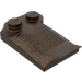 LEGO Speckle Black Copper Steigung 2 x 3 x 0.7 Gebogen mit Flügel (47456 / 55015)