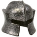 LEGO Speckle Black Dark Knight Two-Tone Helmet (48493 / 53612)