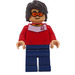 LEGO Spectator - Male Rood Soccer Fan minifiguur