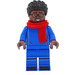 LEGO Spectator - Medium Brown Blau Soccer Fan Minifigur